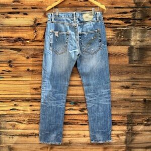 Ed Hardy Light Blue Straight Leg Jeans